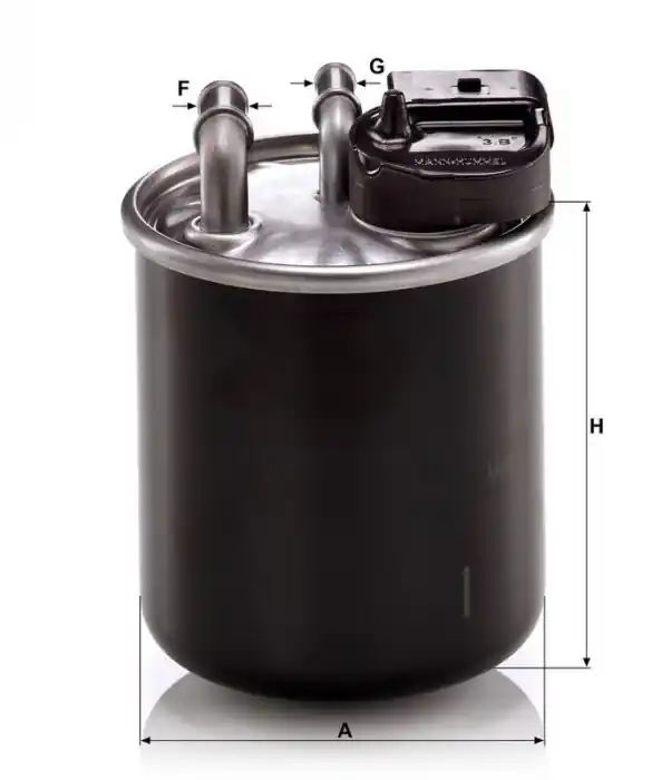 Značkový Palivový filtr MANN MF WK820/20
