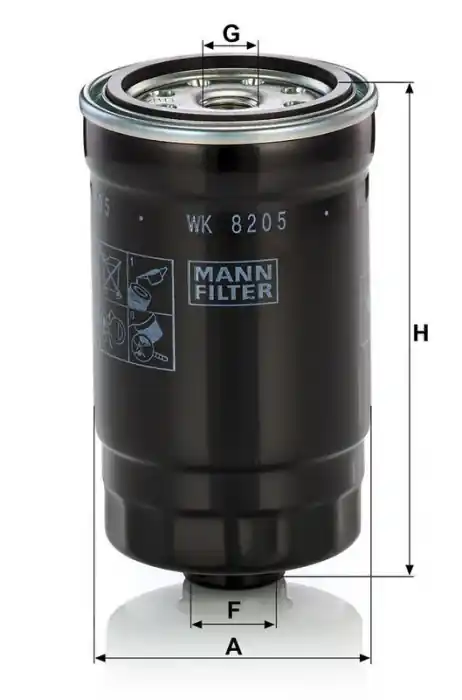 Palivový filtr MANN MF WK820/5 Speciální Cena