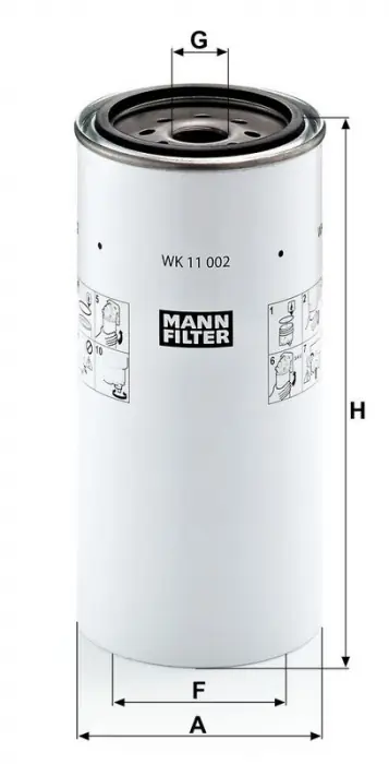 Palivový filtr MANN WK11002X (MF WK11002X) Oblíbený